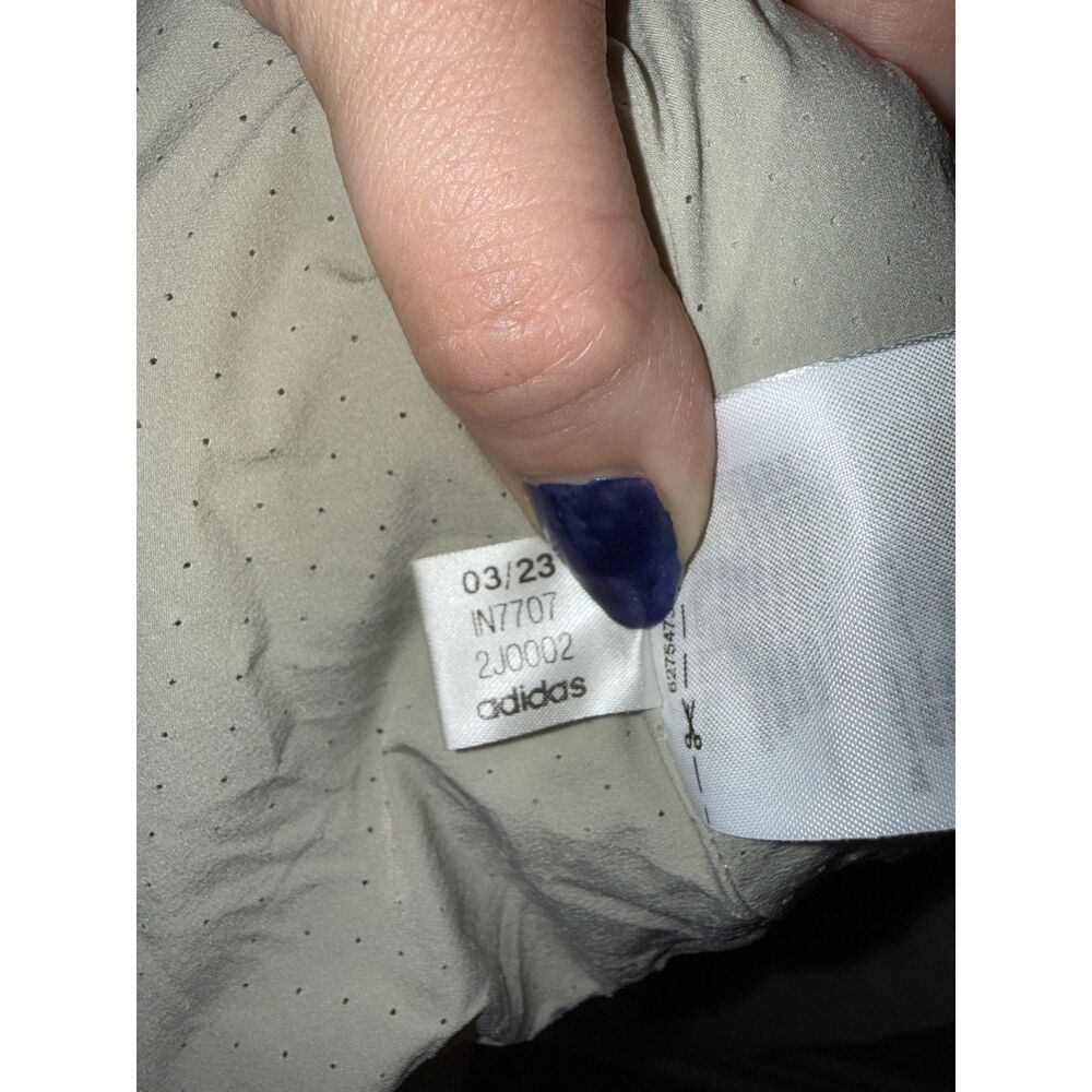 adidas Basketball Sueded Hoodie Sesame Beige Tan IN7707 Unisex Medium Oversized - Picture 6 of 9